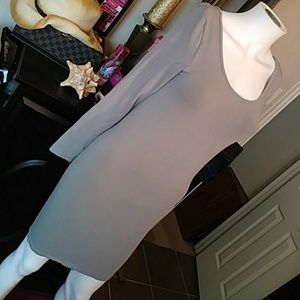 🔥 GREY STRETCH DRESS NWOT